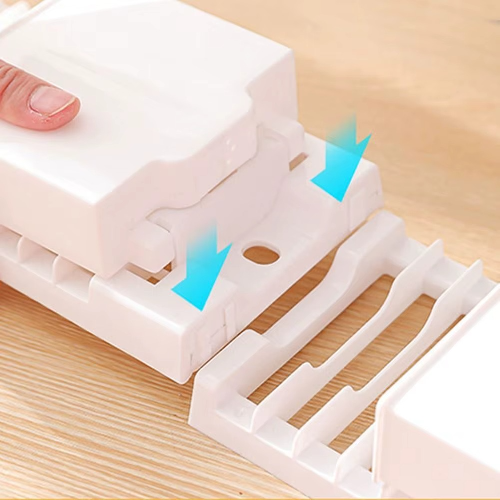 Plastic Foldable Dish Drying Rack 2-in-1 – Large Capacity Kitchen Dish Drainer with Utensil & Chopstick Holder, Space-Saving Organizer