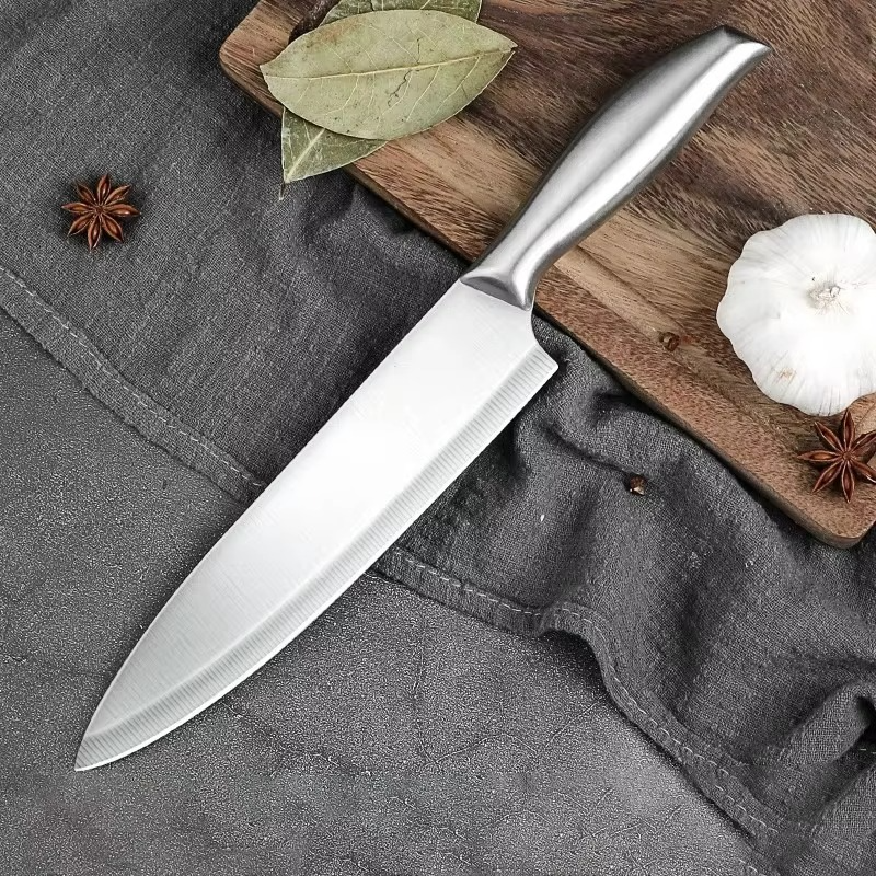 New 5-Piece Forged Stainless Steel Knife Set -Professional Chef Knife & Heavy Duty Bone Cutter for Home Kitchen & Restaurant Use