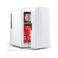 4L/6 Cans Mini Fridge, Portable Compact Refrigerator, Small Skin Care Fridge, Food and Drinks, Small Cooler for Bedroom, Dorm, Car, Office