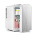 Mini Fridge, 4L Portable Small Refrigerator for Skincare, Cosmetics, Food & Drinks, Compact Refrigerator for Bedroom, Dorm, Car, Office