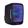 Gaming Light Up Mini Beverage Refrigerator, 6 can, 4 liters, Cooler with large see through door and LED lights Perfect for Gaming Experience, Home, Office, or Cars.12V Charger