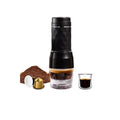 Cafelffe 3-in-1 Portable Coffee Machine – Manual Espresso Maker for Capsule & Ground Coffee, Hot/Cold Water Hand Press Brewer for Travel & Hiking
