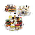 3 Pack Lazy Susan Organizer Turntable for Cabinet, Pantry Organizers and Storage, Rotating Condiment Organizer for Kitchen, Table Top, Fridge, Countertop, Spice Organization, 9.25'' 10.6'' 12''