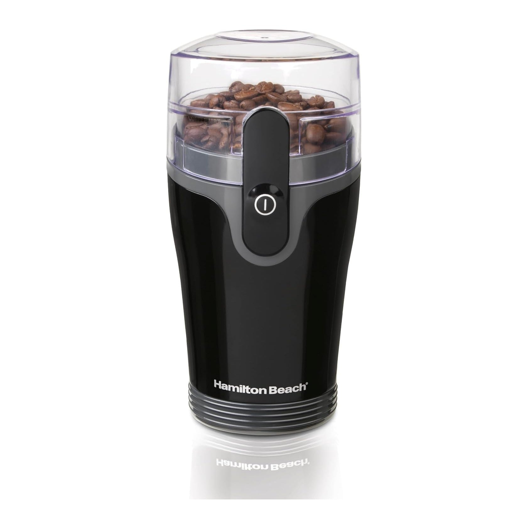 Fresh Grind Electric Coffee Grinder for Beans, Spices and More, Stainless Steel Blades, Removable Chamber, Makes up to 12 Cups, Black