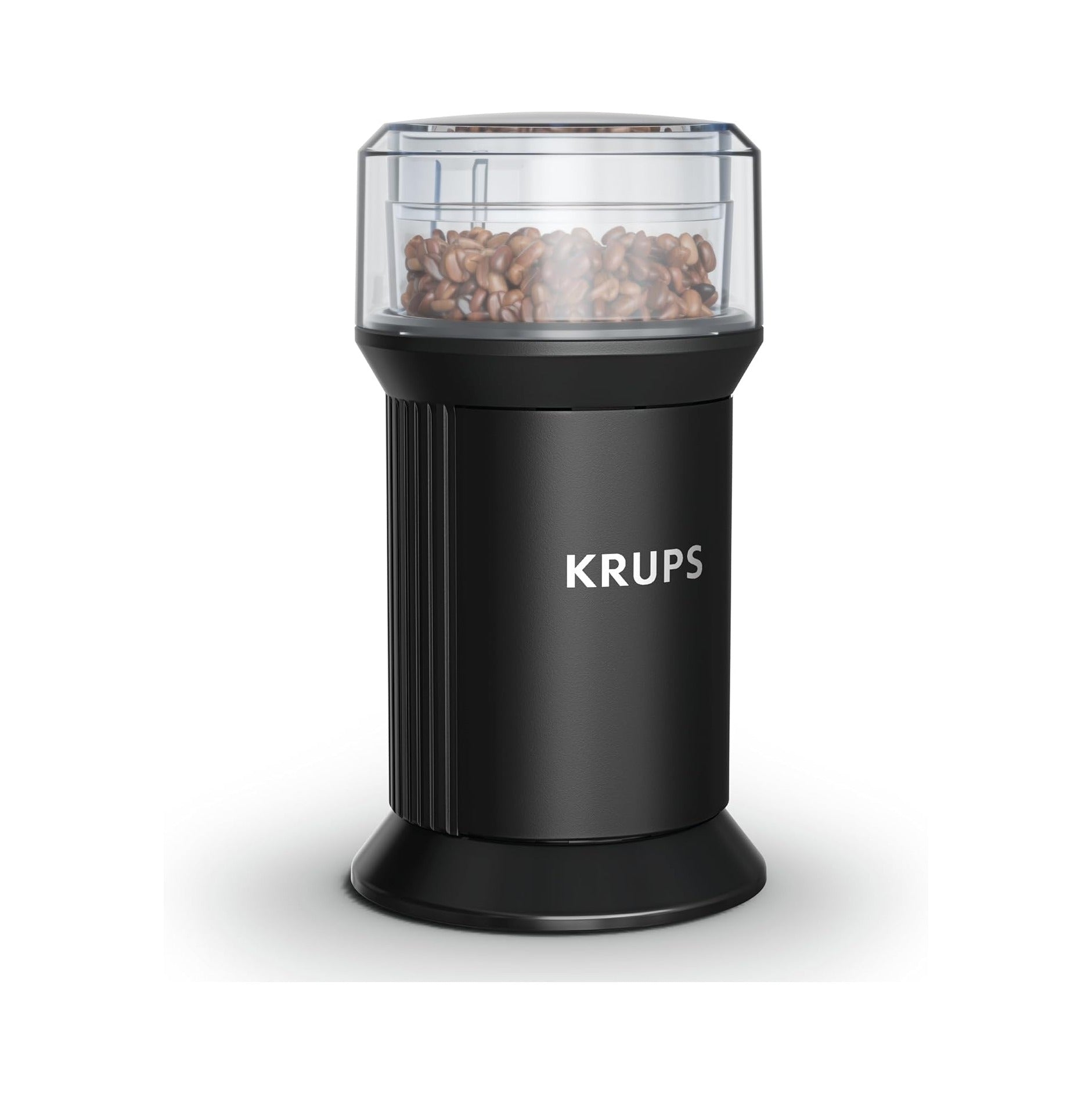Electric Blade Coffee Grinder 1.6 Oz, Adjustable Coarse to Fine for the Perfect Espresso, Grind Coffee Beans, Spices & Herbs, Removable Dishwasher Safe Bowl, Black