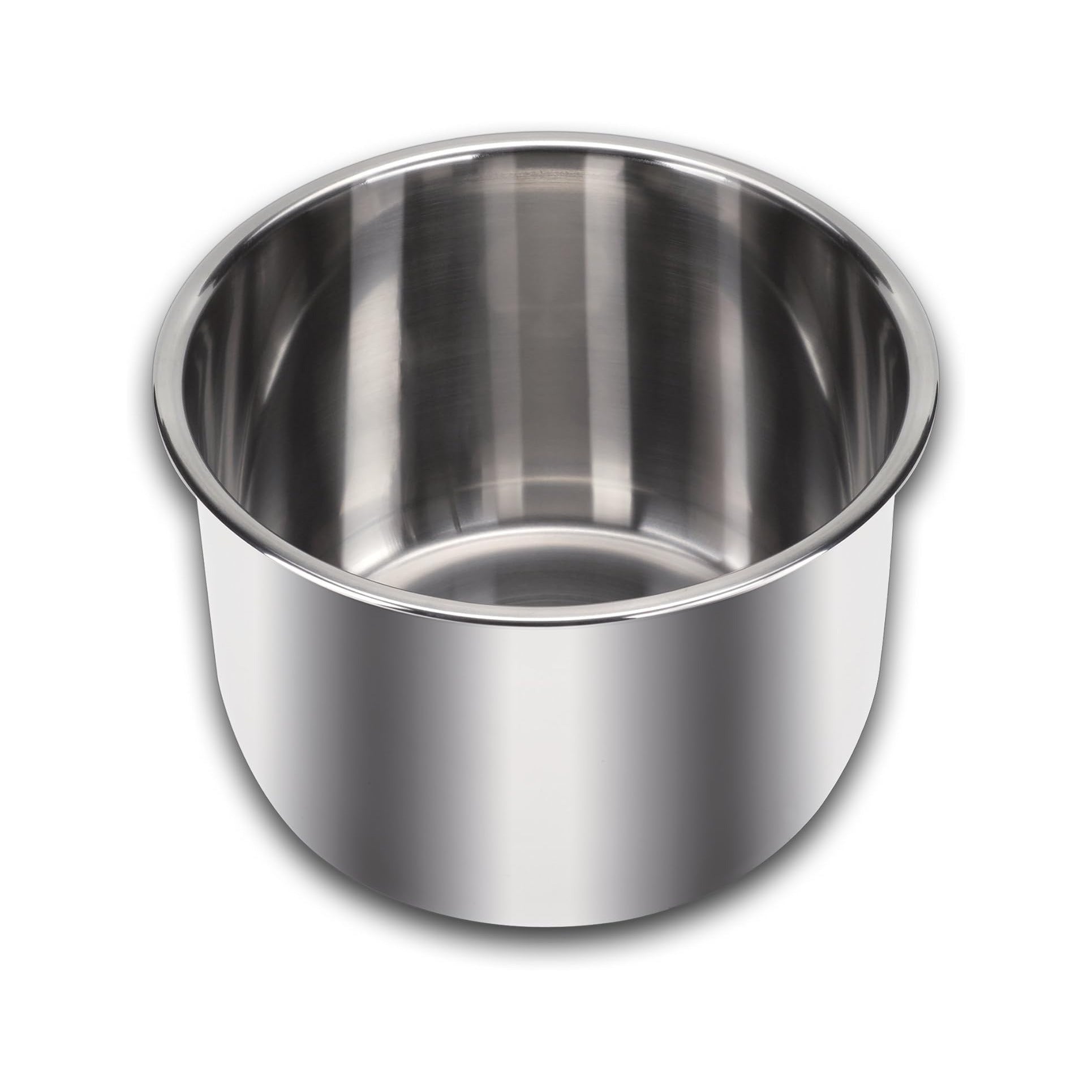 Stainless Steel Inner Cooking Pot 6-Qt, Polished Surface, Rice Cooker