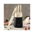 7-Piece Kitchen Knife Set ，Knife Block Sets and High-Carbon Stainless Steel Kitchen Knives for Cooking ，Dishwasher Safe,Ergonomic Handle