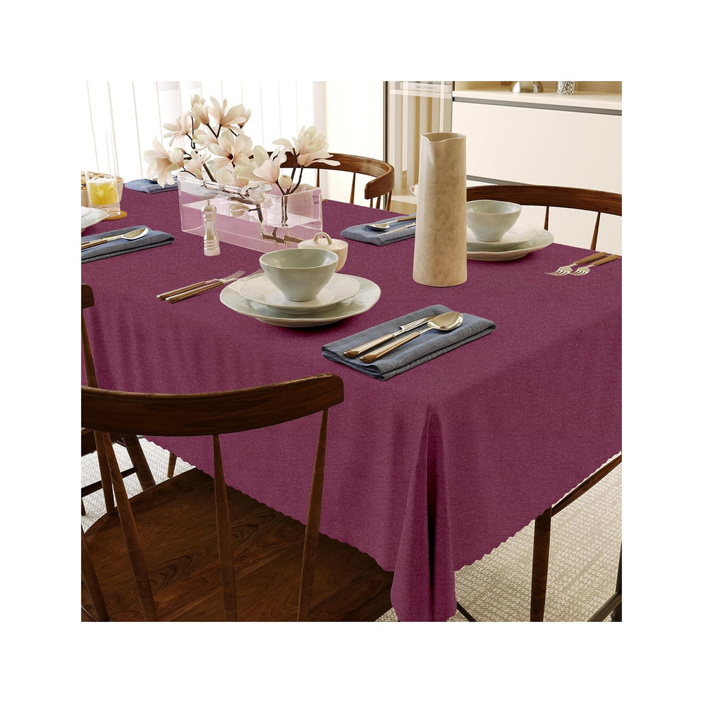Rectangular Tablecloth Cationic Fabric Waterproof Stain Resistant Wrinkle-Resistant for Home/Decoration/Party/Buffet/Wedding/Dining Room/Camping