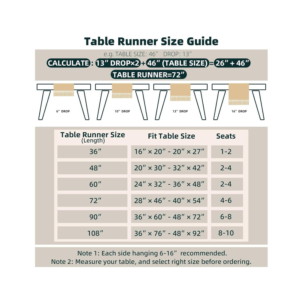 Boho Table Runner for Thanksgiving Fall Christmas Home Decor with Tassels 72 Inches Long Pottery barn Furniture Farmhouse Rustic Macrame Burlap Table Decoration for Living Room